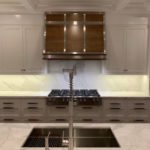 Calcatta Gold Marble Countertop and Backsplash