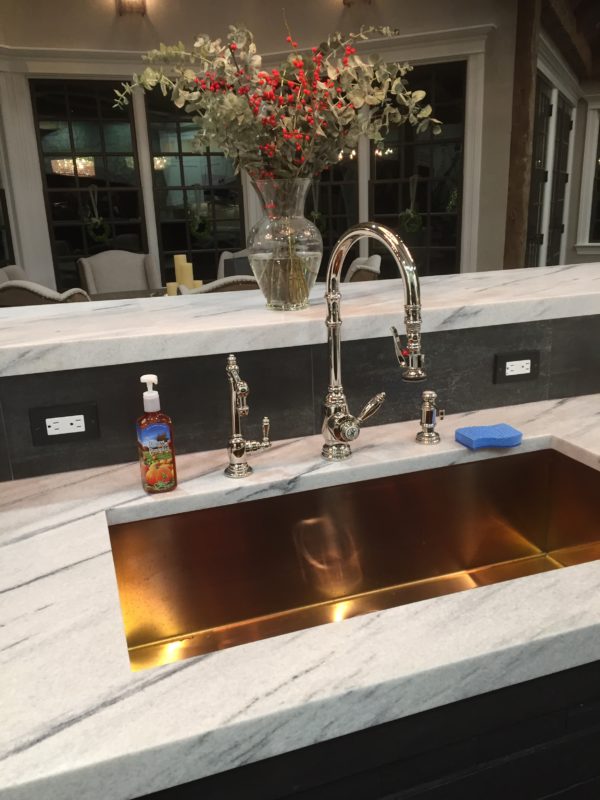 Quartzite Countertops with 2-inch Mitered Edge